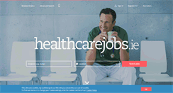 Desktop Screenshot of healthcarejobs.ie